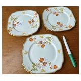 3 ROYAL ALBERT PLATES