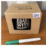 COFEEE WITH SILENCE NEW MUG