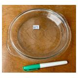 GLASS PIE PLATE