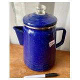 BLUE AGOT COFFEE POT