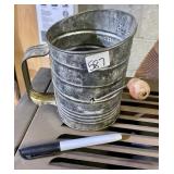 VINTAGE METAL SIFTER