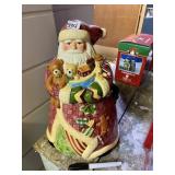 SANTA COOKIE JAR