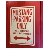 MUSTANG SIGN