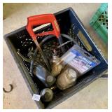 BLACK CRATE AND CONTENTS