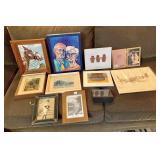 GROUP FRAMED DECOR ON COUCH