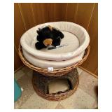 WICKER PET BED