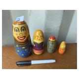 RUSSIAN CIRCUS NESTING DOLLS