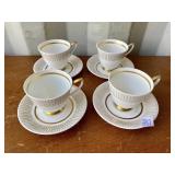 4 ROYAL ALBERT CUPS & SAUCERS