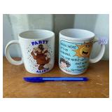 2 VINTAGE MUGS