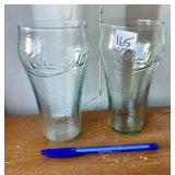 2 COCA COLA GLASSES