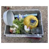 GREY TOTE AND CONTENTS