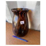 HAND BLOWN GLASS VASE