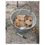METAL PAIL AND CONTENTS