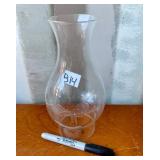 OIL LAMP CHIMNEY - ETCHED BIRDS