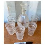 DECANTER AND GLASSES GOUP