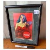 COCA COLA FRAMED PRINT