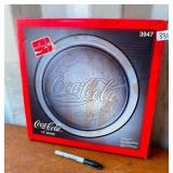 COCA COLA GLASS PLATTER IN BOX