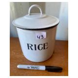 AGOT RICE DISH WITH LID