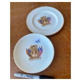 2 PLATES 1953 CORONATION