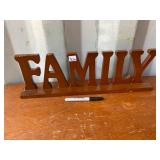 WOOD FAMILY SIGN