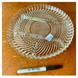 VINTAGE GLASS TRAY