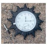 CLOCK AND THERMOMETER