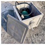 GARDEN HOSE AND REEL