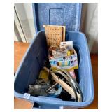 BLUE TOTE AND CONTENTS