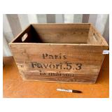 PARIS WOOD CRATE