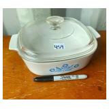 VINTAGE CORNINGWARE DISH AND LID