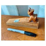 WOOD FROG DOOR STOP