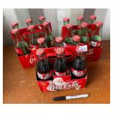 3 X COCA COLA 6 PACKS