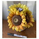 VASE AND SUNFLOWERS