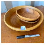 WOOD BOWLS
