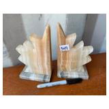 MARBLE BOOK ENDS