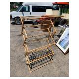 WOOD CLOTHES HORSE