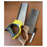 2 HAND SAWS
