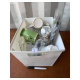 WHITE PAIL AND CONTENTS