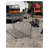METAL WALL CANDLE HODER RACK