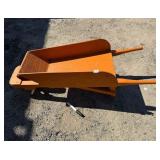 WOOD WHEEL BARROW