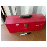 RED METAL TOOL BOX