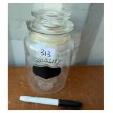 GLASS JAR AND LID
