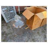 GLASS WINE JUG IN BOX
