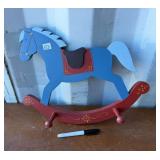 WOOD HORSE WALL HOOK