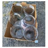 BOX LARGE GLASS VASES