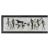 MCM Decorative Print