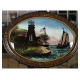 Victorian Reverse Painted
