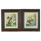 2 Floral Still Lifes
