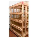 Section Of Wood Shelving