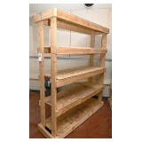 Section Of Wood Shelving